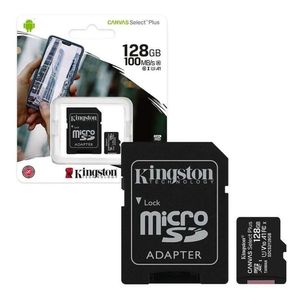 Memoria Micro Sd 128 Gb clase 10 Plus Kingston + adaptador