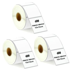 Etiqueta Termica Adhesiva 10x12cm Pack 3 Rollos