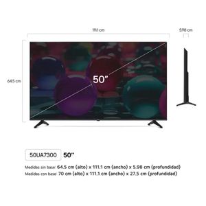 Televisor Lg 50" Ultra HD 4K AI ThinQ 50UA7300 Modelo 2025 + Control Magic + Antena Digital