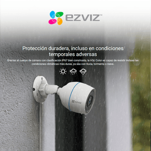 Cámara Ezviz Exterior H3C Audio  2MP 64GB