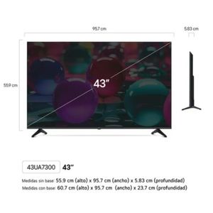 Televisor LG 43" Smart UHD 4K Thinq AI 43UA7300PSB