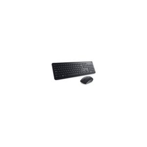 Teclado y ratón inalámbricos Dell KM3322W en negro, USB 2.4GHz, óptico 1000 dpi, compatible con PC
