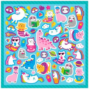Colección de Stickers Mundo Fantasía PEGAFAN x1 unidad