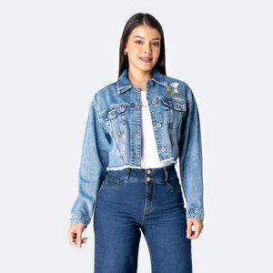 Casaca Denim Pionier Mujer Nancy-Snoopy