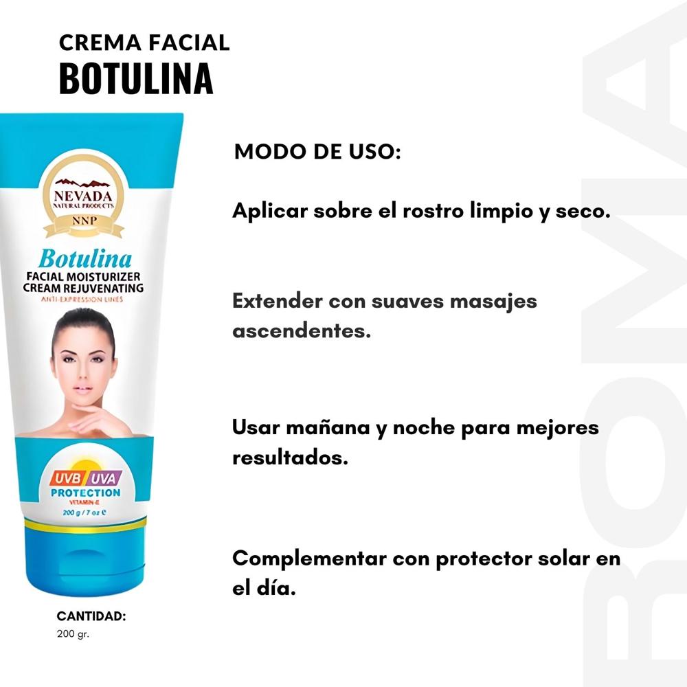 PACK 3 CREMA FACIAL BOTULINA 200G NEVADA - Real Plaza