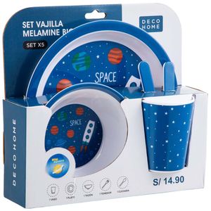 Set DECO HOME Vajilla Melamine Big Space