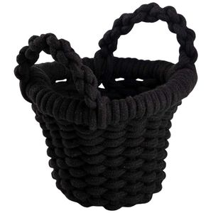 Canasta DECO HOME Negra B&W 15*15*12cm