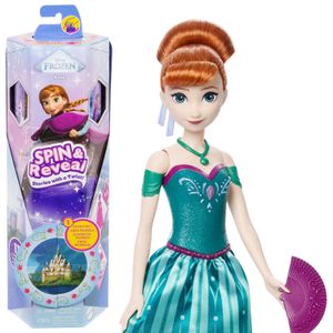Muñeca Disney Princesas Anna Frozen Spin Reveal