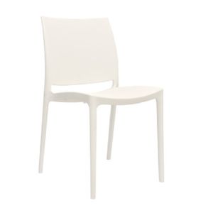 Silla de Diseño Kiro Blanco MobelArt