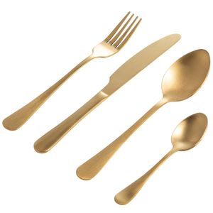 Set DECO HOME X16 Cubiertos Dorados