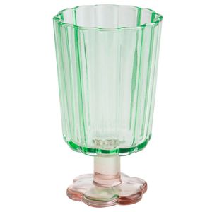 Copa DECO HOME Verde C/Base Rosada Jrd E