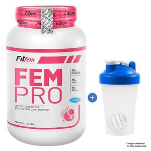 Proteína Fitfem Fem Pro 1.1 kg Vainilla Shaker