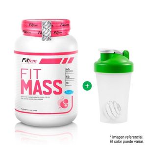 Proteína Fitfem Fit Mass 2kg Vainilla Shaker