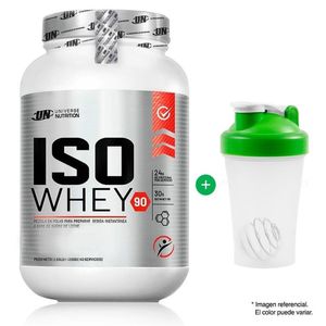 PROTEÍNA ISOLATADA ISO WHEY DE 1.1 KG CHOCOLATE MÁS SHAKER