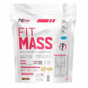 Proteína Fitfem Fit Mass 5 kg Chocolate + Shaker