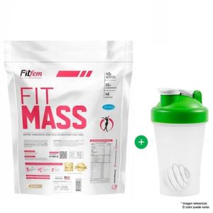 PROTEÍNA FITFEM FITMASS 5 KG CHOCOLATE + SHAKER