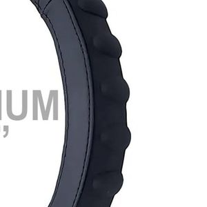 Cubre Volante De Cuero Genuino Negro