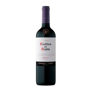 Vino CASILLERO DEL DIABLO Merlot Botella 750ml