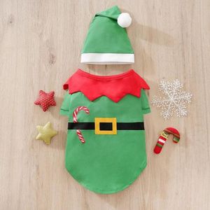 ROPA DE NAVIDAD PARA MASCOTAS MODELO ELFO - TALLA 2