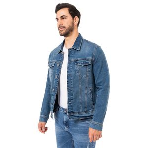 Casaca Jean Denim Stretch Pionier Hombre Khenat