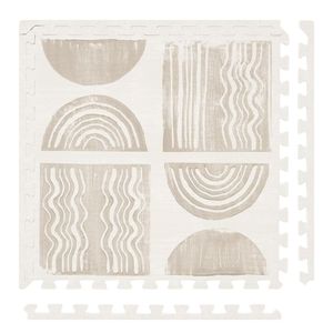 Piso Alfombra Eva Infantil La Sonaja Geométrico Antigolpes