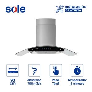 Campana Extractora Sole TURE84CO 90cm
