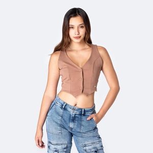 Chaleco French Terry Pionier Mujer Sibana-S