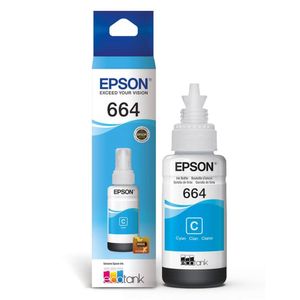 Tinta Epson 664 Cian T664220 - 70ml