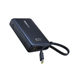 Batería externa Baseus PicoGo 10000 mAh, 45W, pantalla digital, negro
