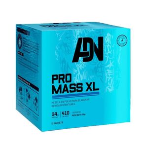 Proteína ADN Nutrition Pro Mass XL Chocolate Caja 10 Unidades