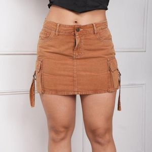 Falda Short Clasico Cargo Mujer