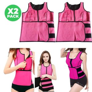 Musculosa Faja NEOTEX x2 Reductora con Cierre y Ajuste Seguro - L