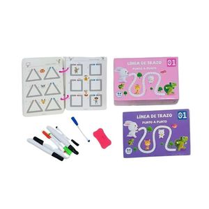 Libro de Aprendizaje Trazos Mágicos para Niñas