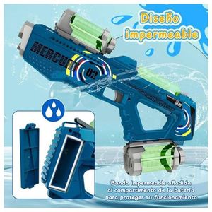 Juguete Pistola de Agua Luminosa Mercury02 Con Sonidos