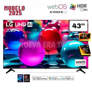 TELEVISOR LG 43" 43UA7300PSB 4K UHD AI SMART TV  2025