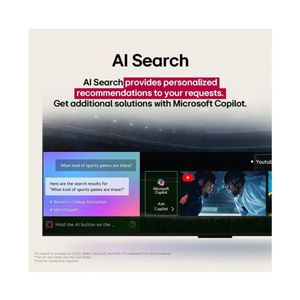 Televisor Smart TV LG Led Uhd 55" 4K Thinq AI 55UA7300 2025 + Control Magic Thinq IA