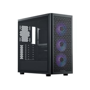 Case Mid Tower Cooler Master Elite 502 Black - Diseño elegante, gran ventilación y espacio optimiza