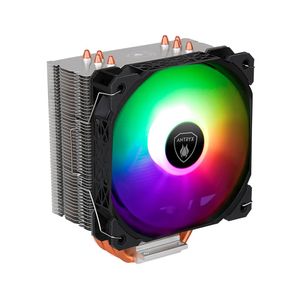 Cooler Cpu Antryx Mirage 410 Argb Black - Eficiencia Y Estilo Con Iluminación Rgb