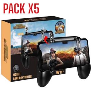 Pack x5 Gamepad 2 en 1 Gatillo Joystick Grip PUBG FREE FIRE