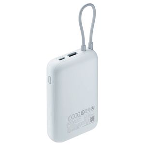 Power Bank Xiaomi 10000 Mah 22.5w Tipo C Con Cable Integrado