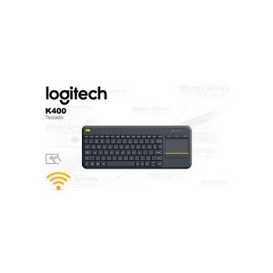 Teclado Inalámbrico Logitech K400 Plus - Ideal para Smart TV, Con Touchpad Integrado, Comodidad y E