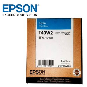 Tinta Epson T40W220 Cian 50ml | Color vibrante y calidad superior para impresiones profesionales