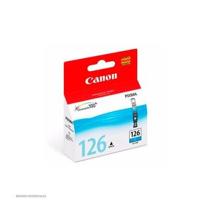 Tinta Canon CLI-126 Cian de Alta Calidad para Impresoras - Colores Vibrantes y Resultados Duraderos
