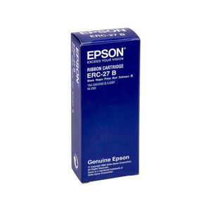 Cinta Epson ERC-27B para impresoras TM-290, TM-290II y TM-U295 - Alta calidad de impresión, negro