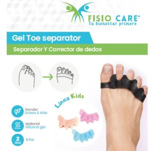 Separador KIDS de 5 dedos celeste - unisex