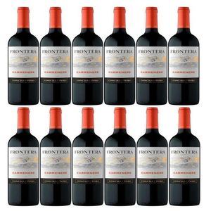Vino Tinto Frontera Carmenere 750ml - 12 UND