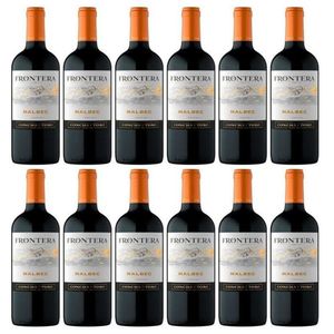 Vino Tinto Frontera Malbec 750ml - 12 UND