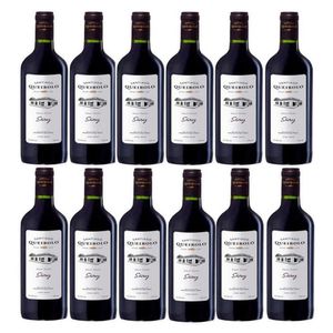 Vino Tinto SANTIAGO QUEIROLO Shiraz Botella 750ml -12 UND