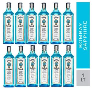 GIN BOMBAY SAPPHIRE 1L - 12 UND
