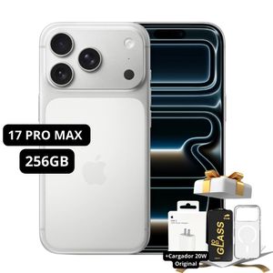 Iphone 17 Pro Max Esim 256GB Silver + Cargador Original + Mica y Case de Regalo